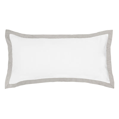 Dove Grey Linden Throw Pillow