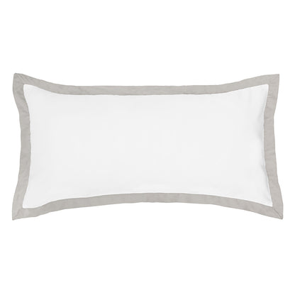 The Linden Dove Grey Throw Pillow