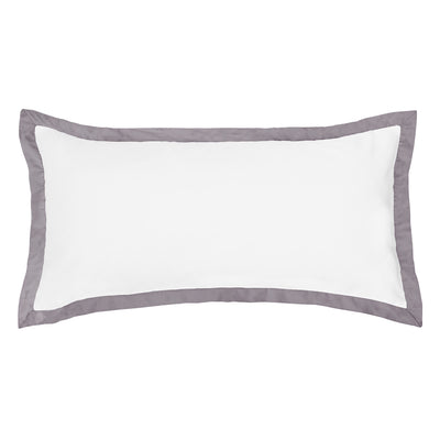 English Grey Linden Throw Pillow