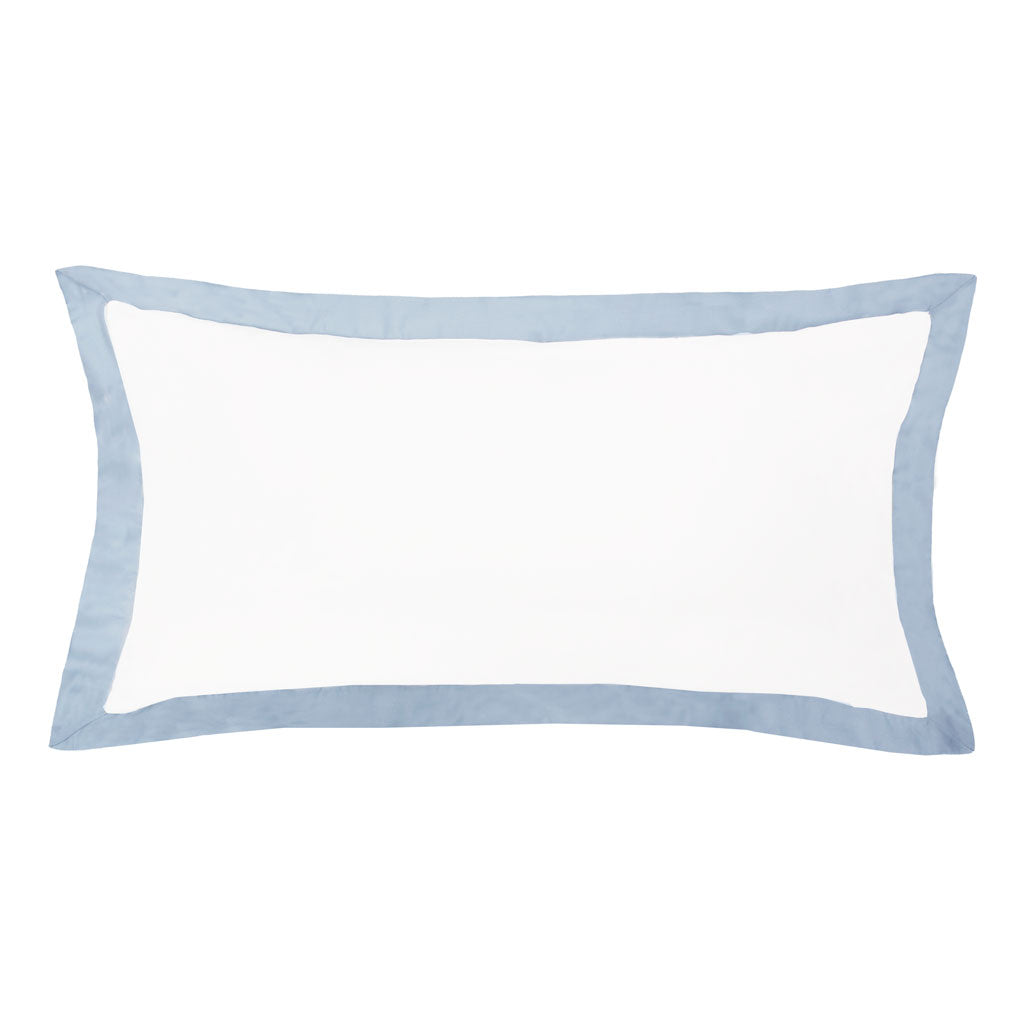 French Blue Linden Throw Pillow-12 x 24