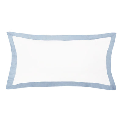 French Blue Linden Throw Pillow