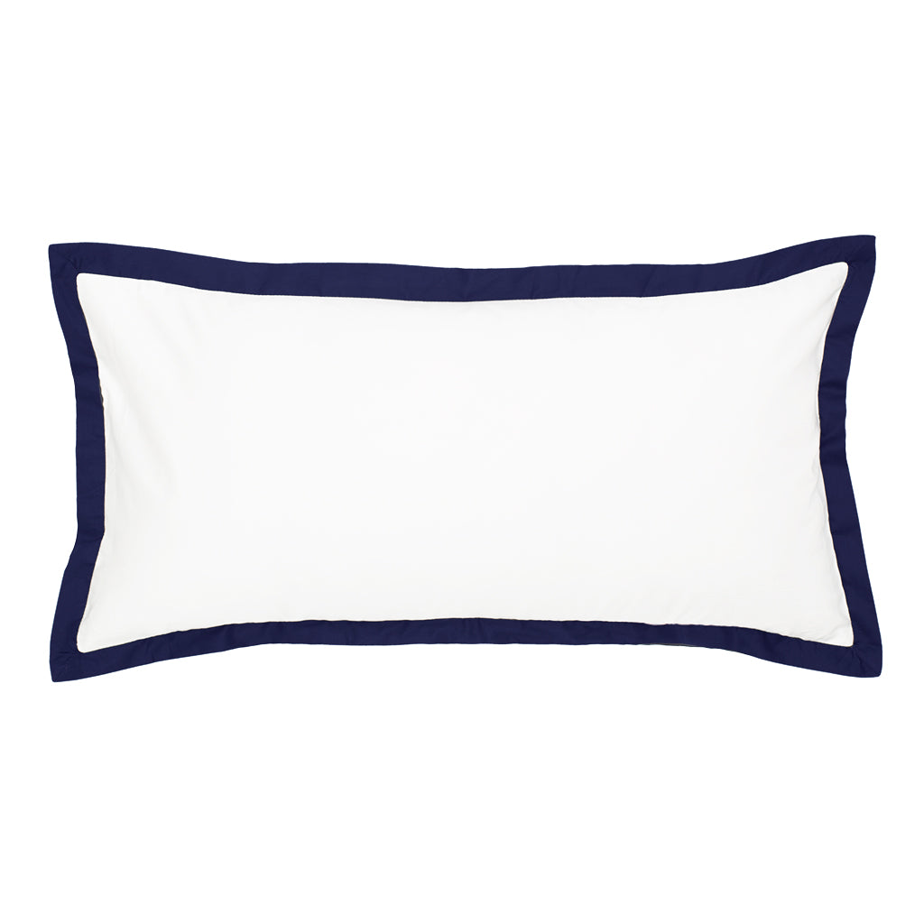 Bedroom inspiration and bedding decor | Navy Blue Linden Throw Pillow Duvet Cover | Crane and Canopy