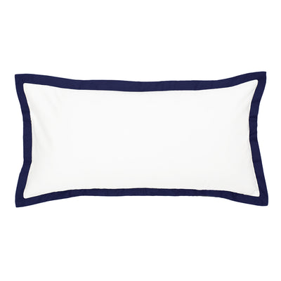 Navy Blue Linden Throw Pillow
