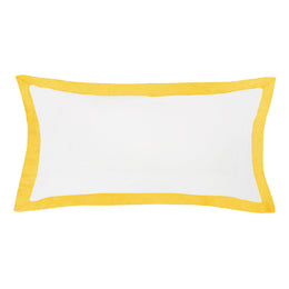 The Linden Yellow Throw Pillow