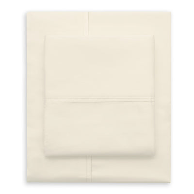 Cream 400 Thread Count Sheet Set (Fitted, Flat, & Pillow Cases)