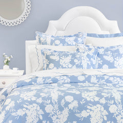 Bedroom inspiration and bedding decor | Madison Cornflower Blue Duvet Cover | Crane and Canopy