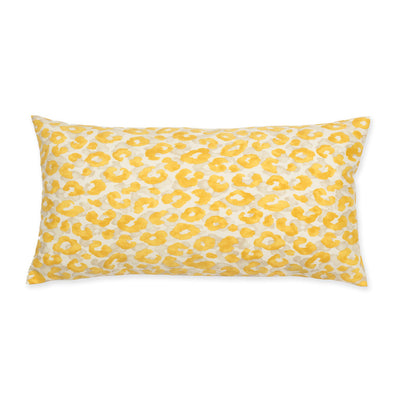 Marigold Leopard Throw Pillow