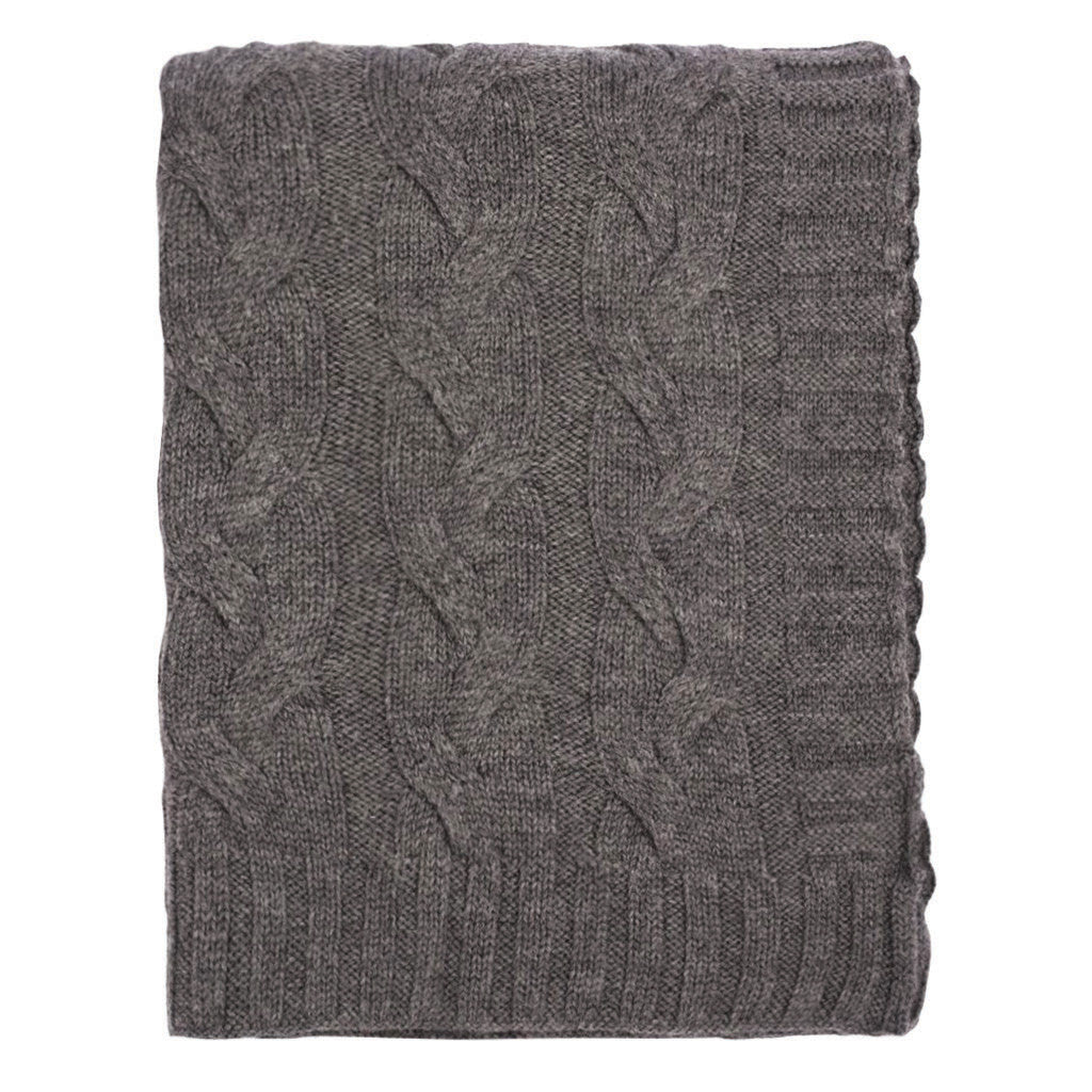 Bedroom inspiration and bedding decor | The Dark Grey Merino Wool Throw | Crane and Canopy