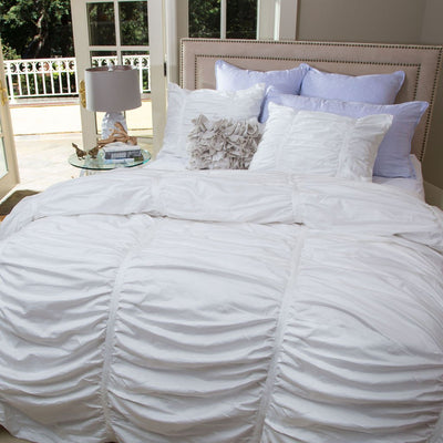 Hadley ruched duvet cover online