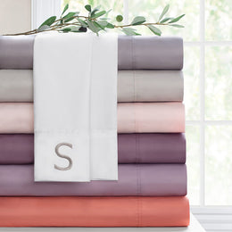 Dove Grey 400 Thread Count Sheet Set (Fitted, Flat, & Pillow Cases)
