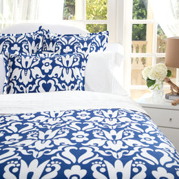 Cobalt Blue Montgomery Euro Sham