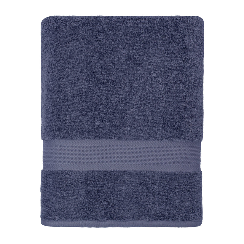 Classic Navy Bath Sheet Crane & Canopy