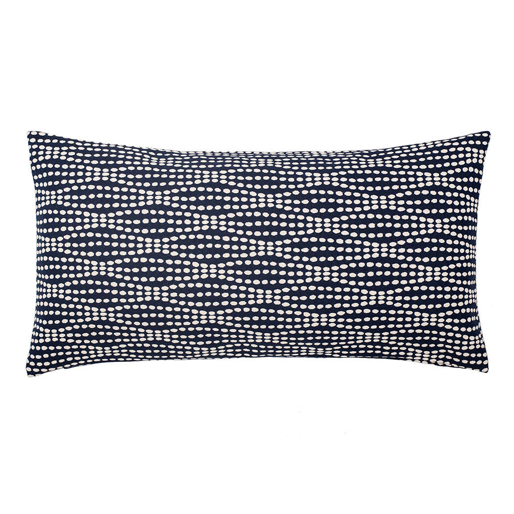 Bedroom inspiration and bedding decor | Navy Dots Throw Pillow Duvet Cover | Crane and Canopy