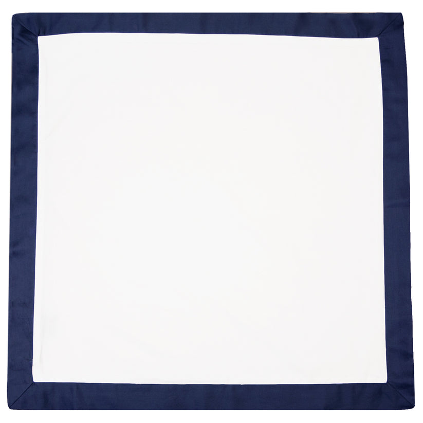 Euclid Euro Sham Nantucket Navy Windowpane