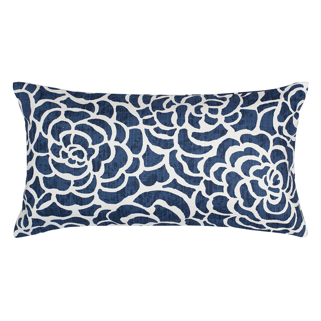 Bedroom inspiration and bedding decor | Navy Peony Throw Pillow Duvet Cover | Crane and Canopy