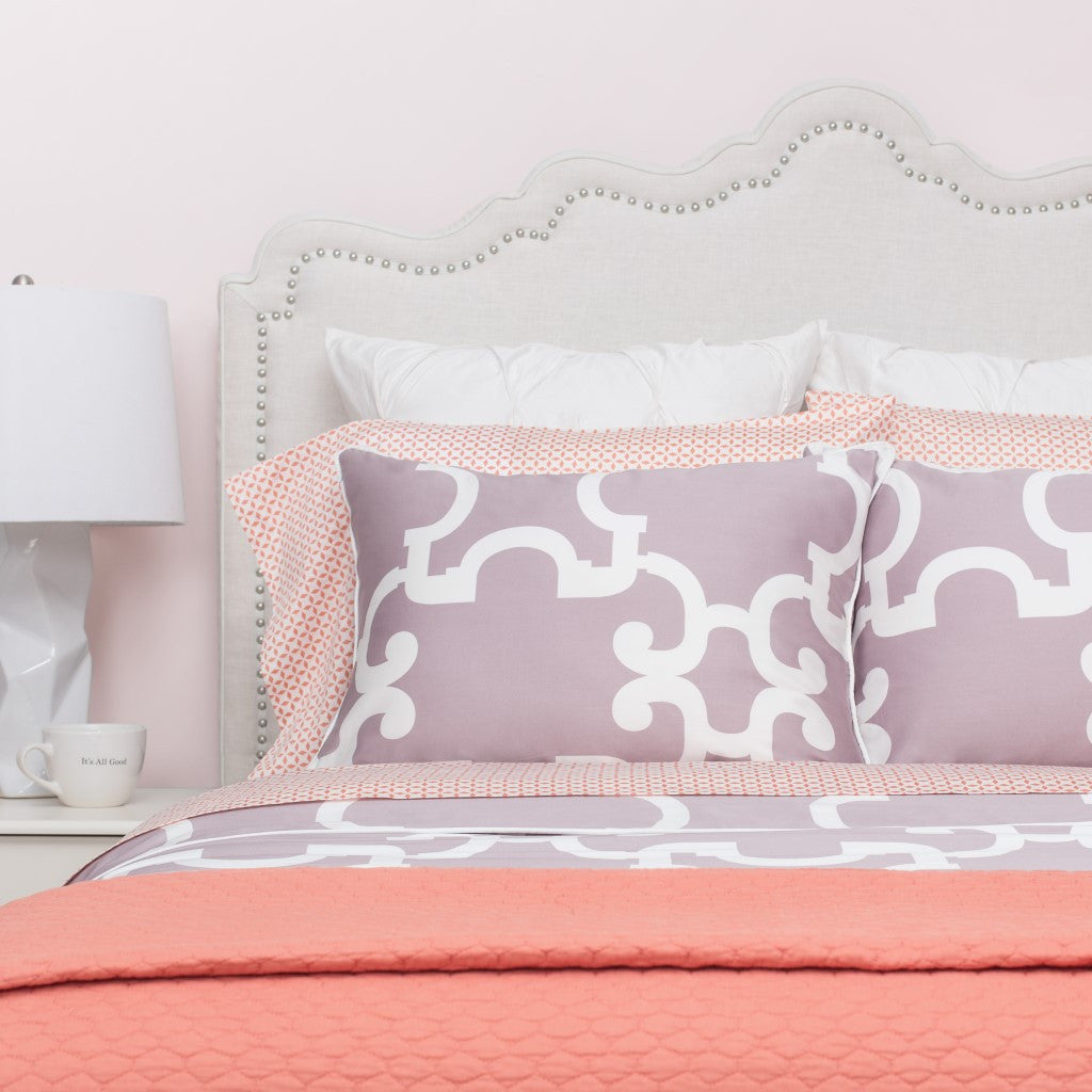 Bedroom inspiration and bedding decor | Noe Quartz Sham Pair Duvet Cover | Crane and Canopy
