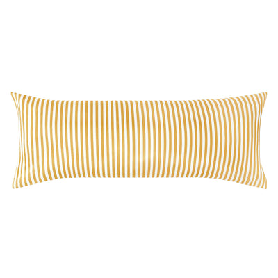 The Ochre Striped Extra Long Throw Pillow