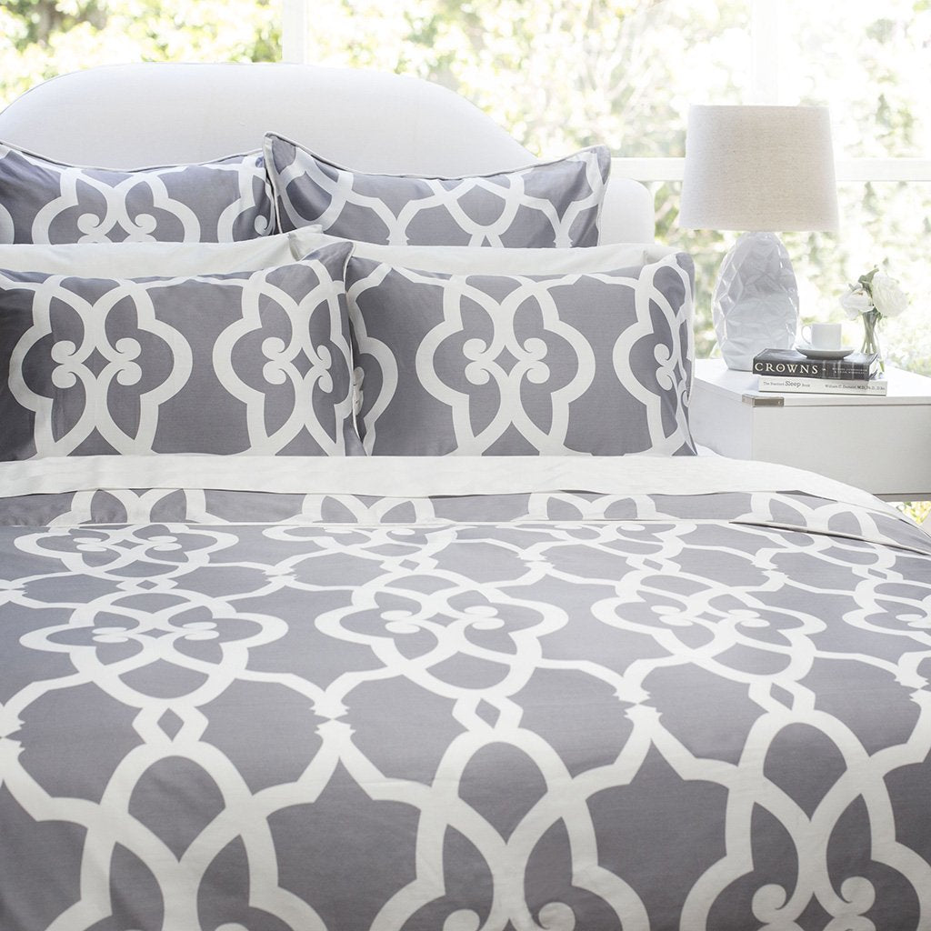 Grey Pacific Duvet Cover