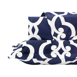 Navy Pacific Duvet Cover