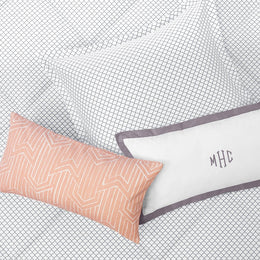 Page Grey Euro Flange Sham