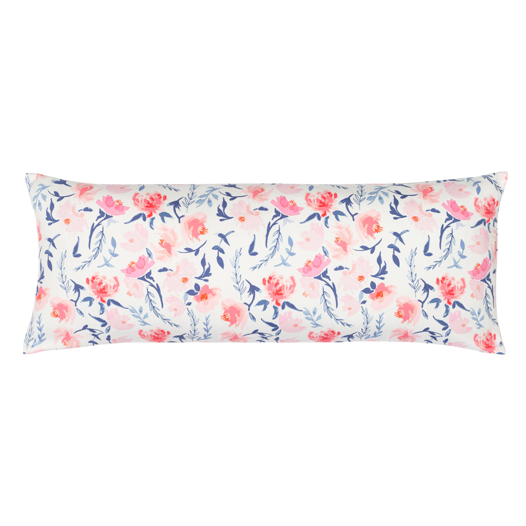 Pink and hotsell blue pillow covers
