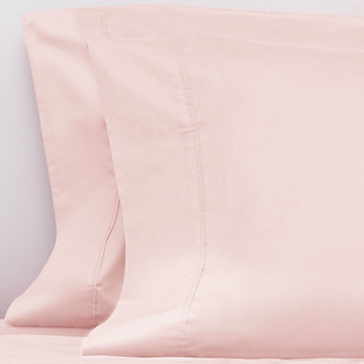 Pink 400 Thread Count Pillowcase Pair