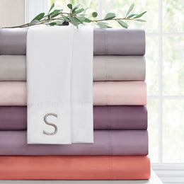 Coral 400 Thread Count Sheet Set (Fitted, Flat, & Pillow Cases)