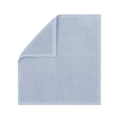 Plush Ice Blue Washcloth