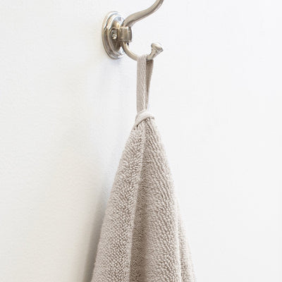 Plush Light Beige Bath Towel