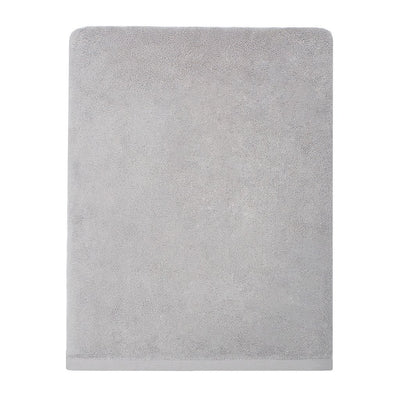 Plush Mist Grey Bath Sheet Two Pack