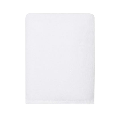 Plush White Bath Towel
