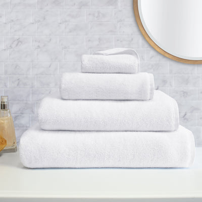 Plush White Bath Towel