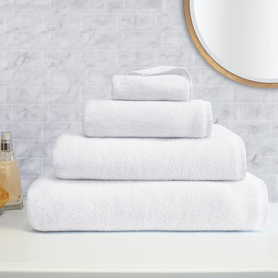 Plush White Towel Spa Bundle 2 Wash 2 Hand 4 Bath Towels