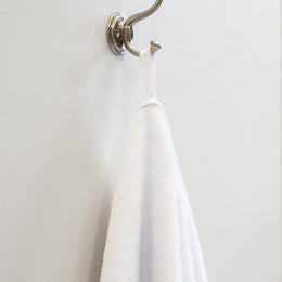 Plush White Bath Towel