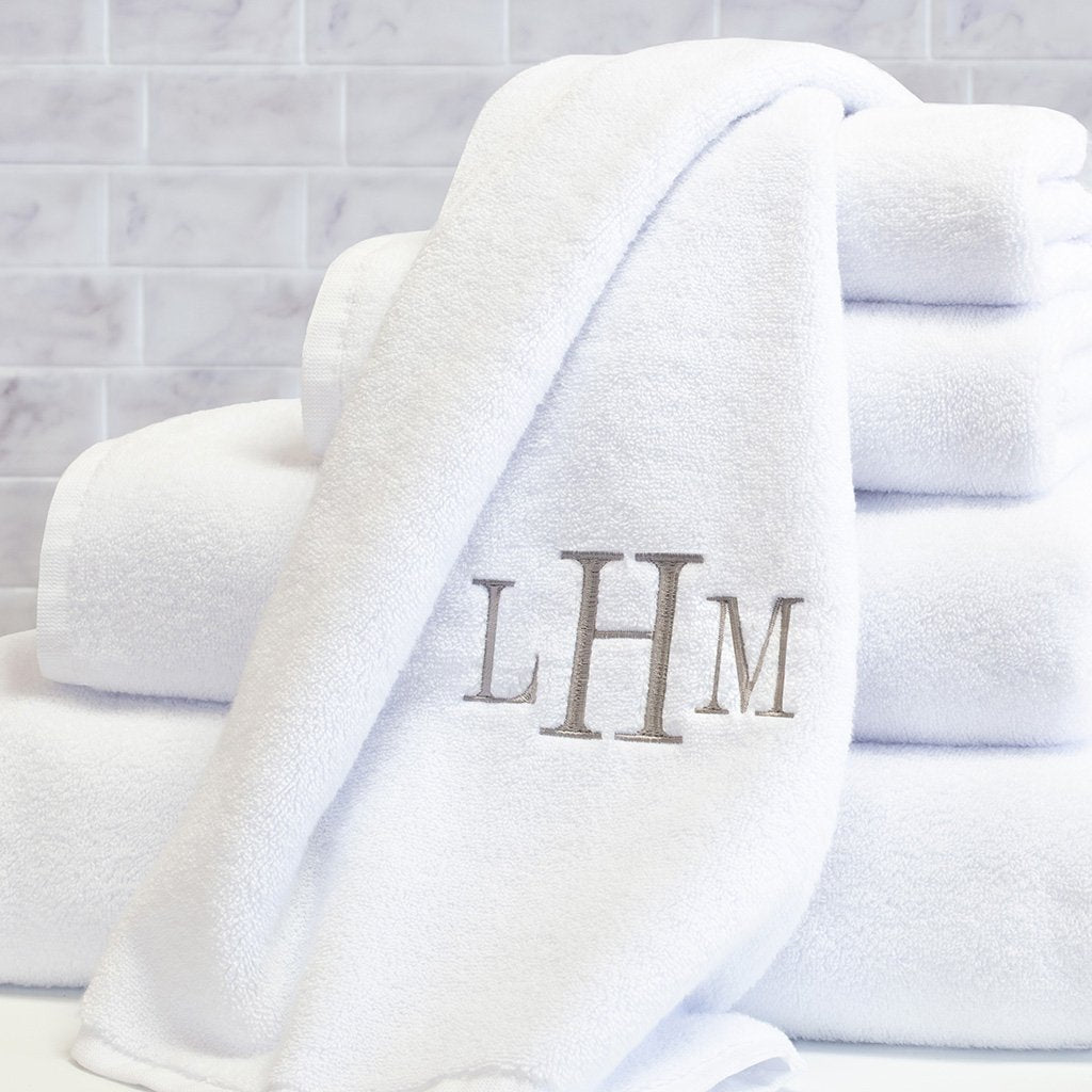 Plush White Towel Spa Bundle (2 Wash + 2 Hand + 4 Bath Towels)