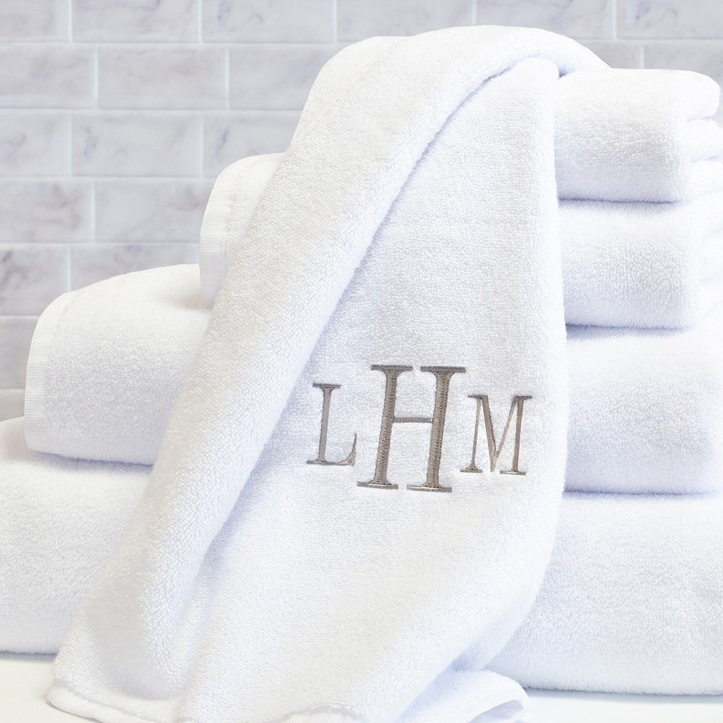 Plush White Towel Essentials Bundle (2 Wash + 2 Hand + 2 Bath Towels)-N/A