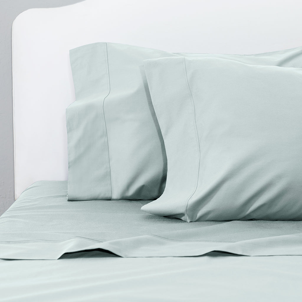 Porcelain Green 400 Thread Count Sheet Set 2 (Fitted & Pillow Cases)