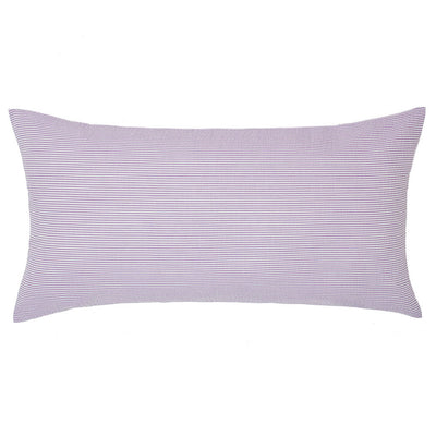 Purple Seersucker Throw Pillow