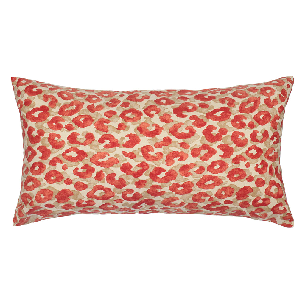 Bedroom inspiration and bedding decor | Ruby Red Leopard Throw Pillow Duvet Cover | Crane and Canopy