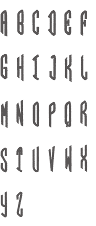 Image of all the letters in Circle