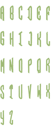Image of all the letters in Circle