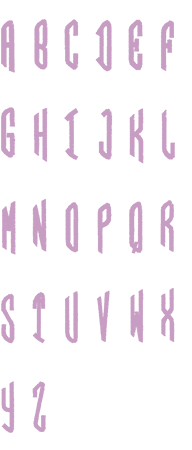 Image of all the letters in Circle