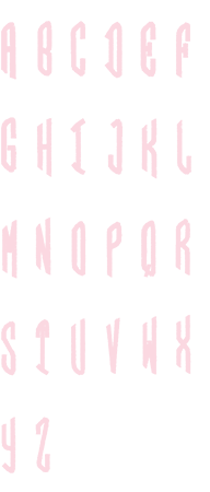 Image of all the letters in Circle