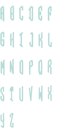 Image of all the letters in Circle