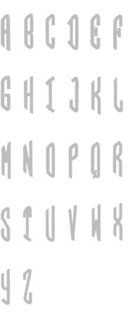 Image of all the letters in Circle