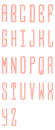 Image of all the letters in Circle