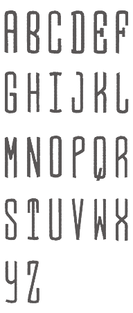 Image of all the letters in Circle