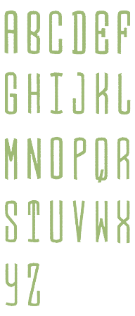 Image of all the letters in Circle