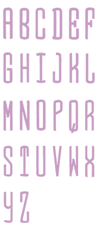 Image of all the letters in Circle