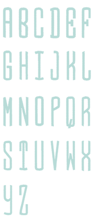 Image of all the letters in Circle